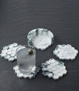 Ensemble Apéro Moulé, Coloris gris Ensemble Apéro Moulé, Coloris gris