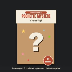 Pochette mystère CréaShift : kit de moulage DIY surprise pour enfants